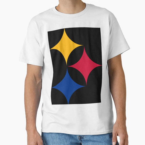 S T E E L E R S Geometric Minimal T-Shirt - Casual Everyday Wear for Adults - T-Shirt, Sweatshirt, Hoodie