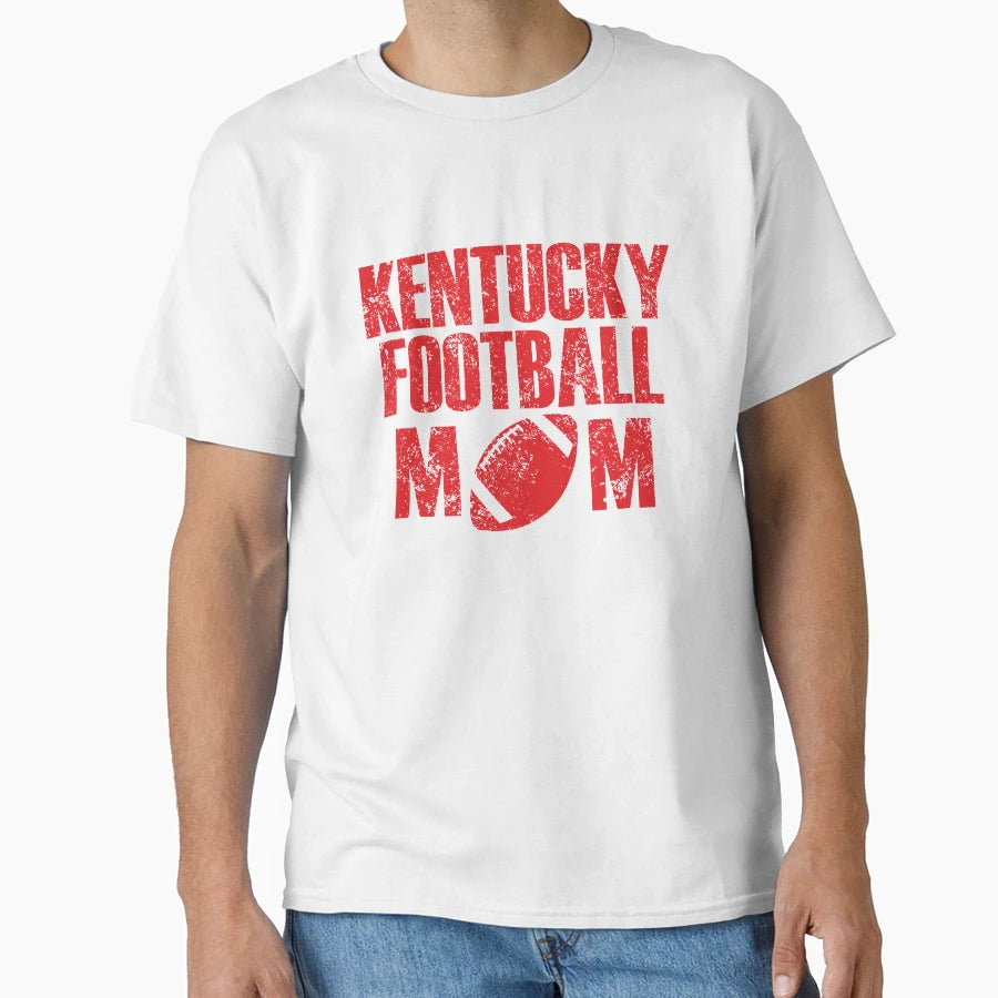 Kentucky Football Mom T-Shirt - Aesthetic Graphic Men Women - T-Shirt, Sweatshirt, Hoodie