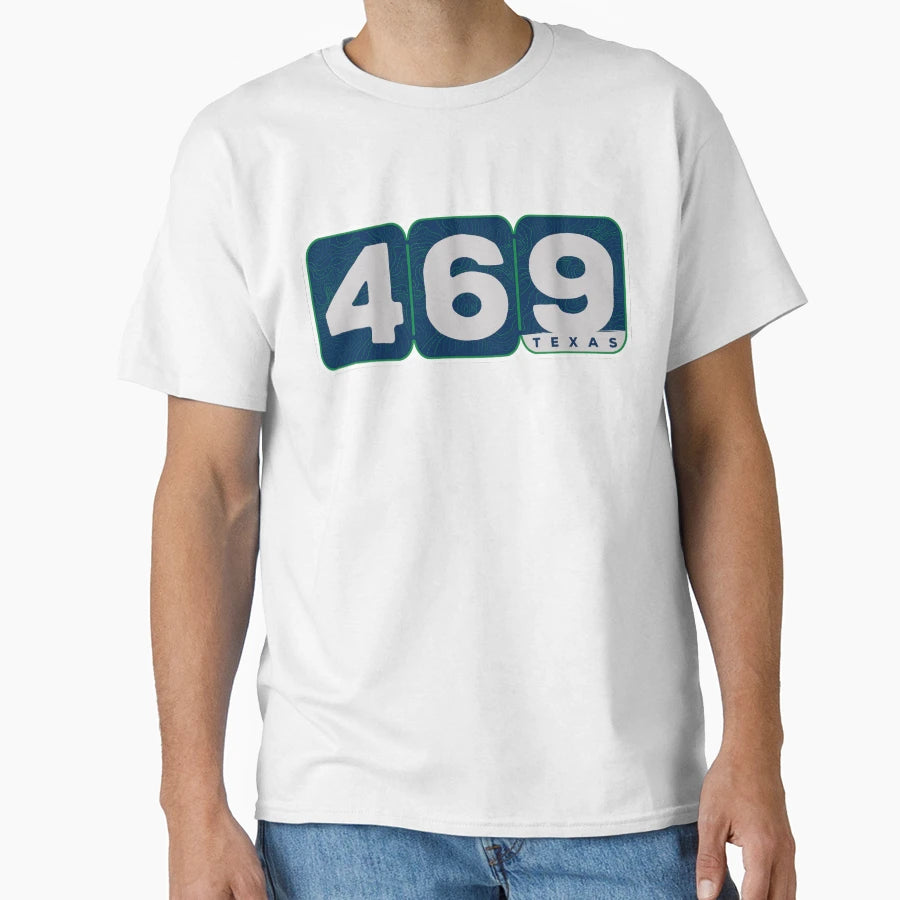 Area Code 469 Pt 2 T-Shirt - Minimalist Print for Adults - T-Shirt, Sweatshirt, Hoodie