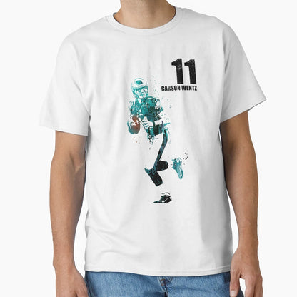 American Football Player Cw T-Shirt - Minimalist Print for Adults - T-Shirt, Sweatshirt, Hoodie