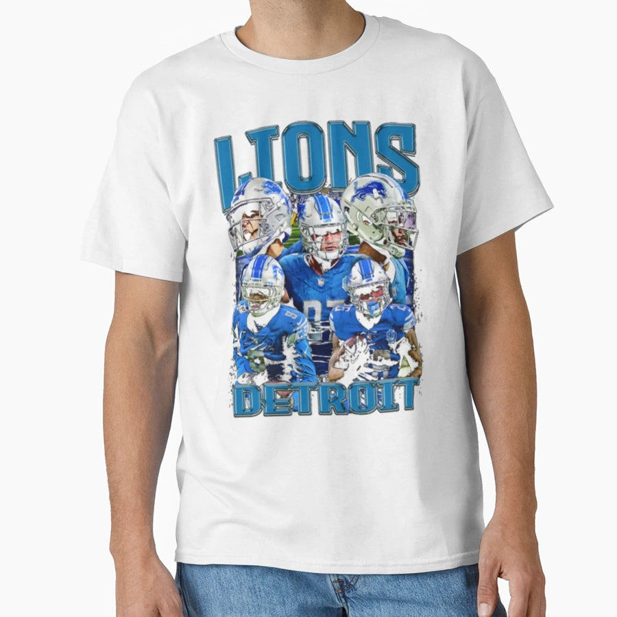Football Detroit Lions T-Shirt - Novelty Apparel Unisex - T-Shirt, Sweatshirt, Hoodie