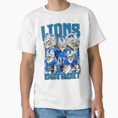 Football Detroit Lions T-Shirt - Novelty Apparel Unisex - T-Shirt, Sweatshirt, Hoodie