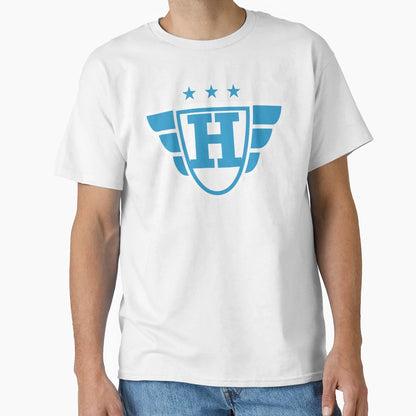 Superhero Letter H Stars And Wings T-Shirt - Custom Art Print for Adults - T-Shirt, Sweatshirt, Hoodie