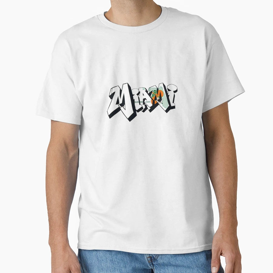 Miami Florida License Plate Graffiti T-Shirt - Streetwear Style Unisex - T-Shirt, Sweatshirt, Hoodie