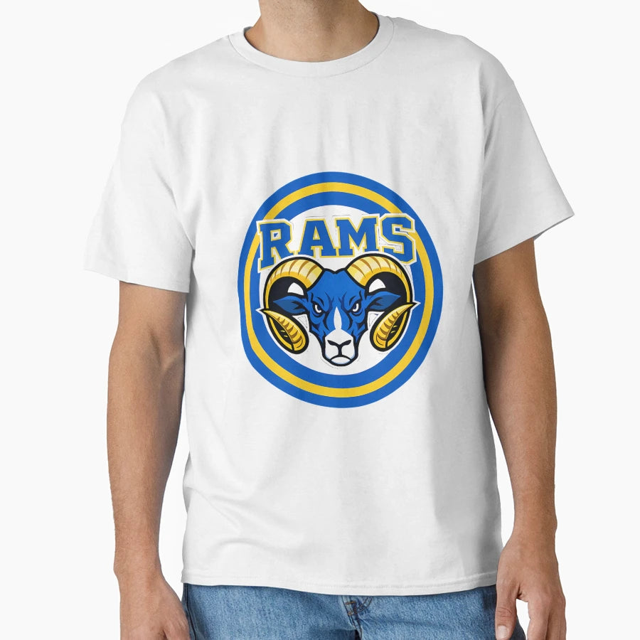 Rams T-Shirt - Minimalist Print for Adults - T-Shirt, Sweatshirt, Hoodie