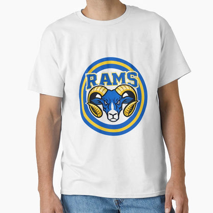 Rams T-Shirt - Minimalist Print for Adults - T-Shirt, Sweatshirt, Hoodie