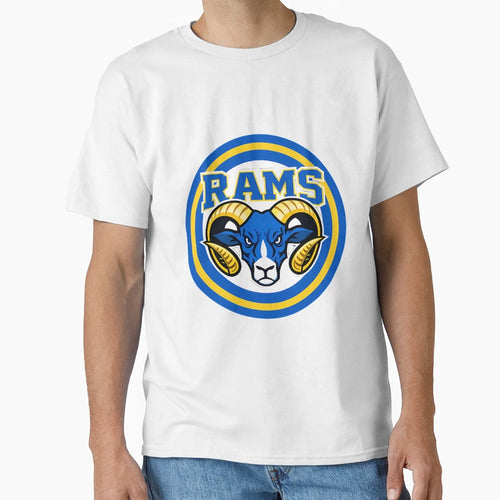 Rams T-Shirt - Minimalist Print for Adults - T-Shirt, Sweatshirt, Hoodie