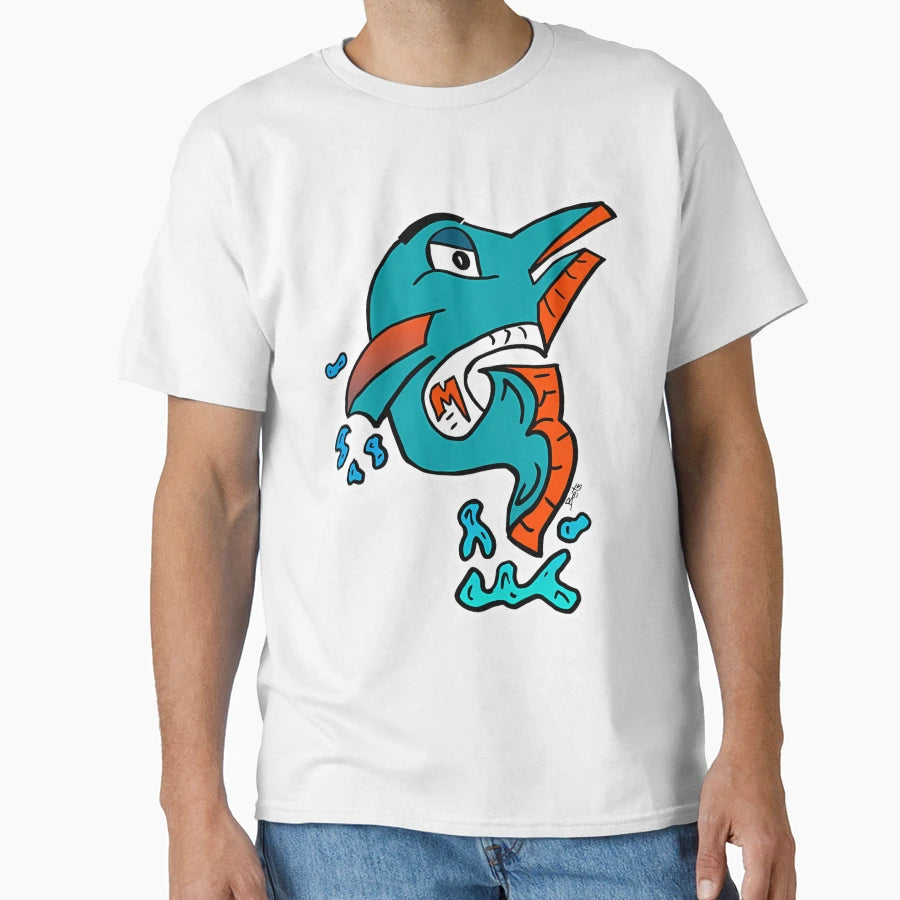 Pogo Dolphin T-Shirt - Graphic Print Unisex - T-Shirt, Sweatshirt, Hoodie