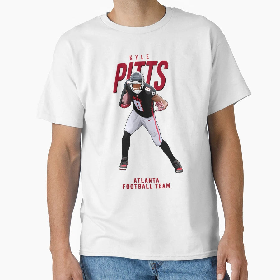 Kyle Pitts 8 Atlanta Football Team T-Shirt - Novelty Apparel Unisex - T-Shirt, Sweatshirt, Hoodie