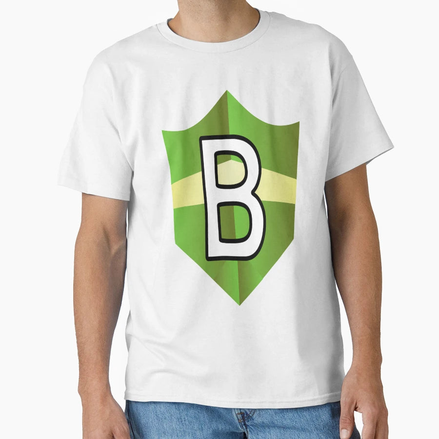 Letter B Shield T-Shirt - Casual Everyday Wear Men Women - T-Shirt, Sweatshirt, Hoodie