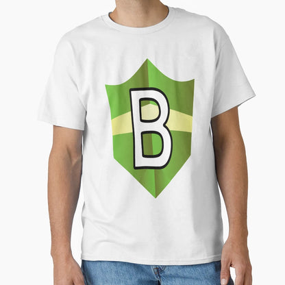 Letter B Shield T-Shirt - Casual Everyday Wear Men Women - T-Shirt, Sweatshirt, Hoodie