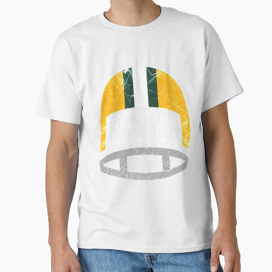 Green Bay Helmet Green T-Shirt - Trendy Graphic Unisex - T-Shirt, Sweatshirt, Hoodie