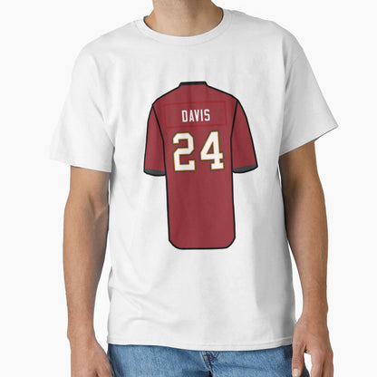 Carlton Davis Jersey T-Shirt - Trendy Graphic Men Women - T-Shirt, Sweatshirt, Hoodie