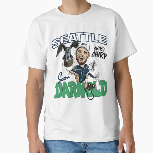 Sam Darnold Seattle Seahawks Chirp T-Shirt - Trendy Graphic for Adults - T-Shirt, Sweatshirt, Hoodie