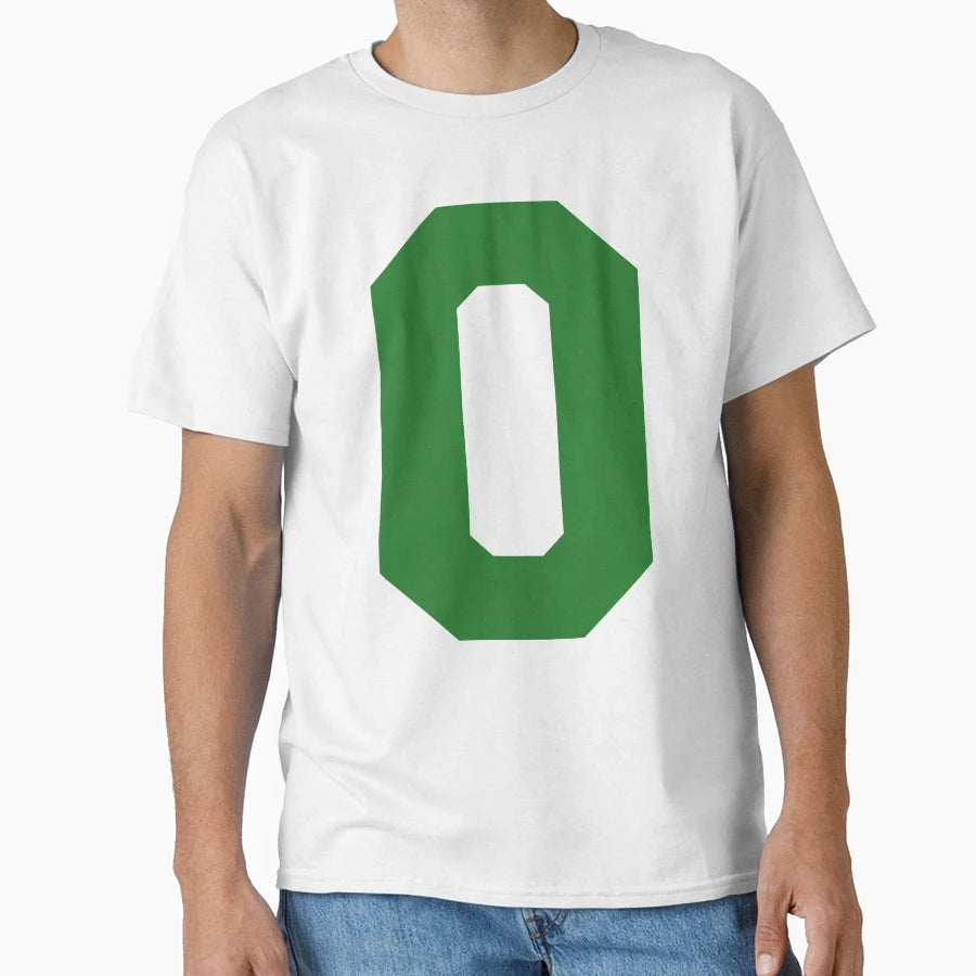 Alphabet Green O Sports Letter O T-Shirt - Trendy Graphic for Adults - T-Shirt, Sweatshirt, Hoodie