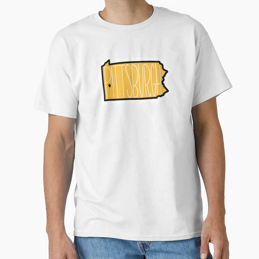 Pittsburgh Pennsylvania T-Shirt - Aesthetic Graphic for Adults - T-Shirt, Sweatshirt, Hoodie