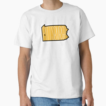 Pittsburgh Pennsylvania T-Shirt - Aesthetic Graphic for Adults - T-Shirt, Sweatshirt, Hoodie
