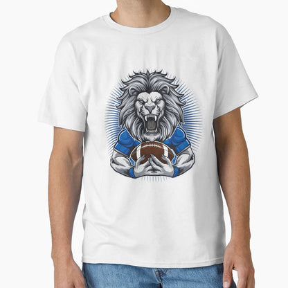 Detroit Lions Fierce Football Beast T-Shirt - Streetwear Style for Adults - T-Shirt, Sweatshirt, Hoodie