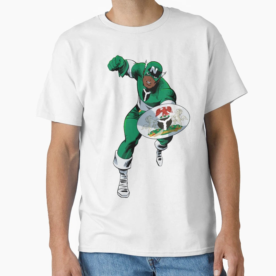 Captain Nigeria T-Shirt - Casual Everyday Wear for Adults - T-Shirt, Sweatshirt, Hoodie