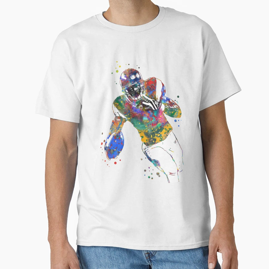 American Football Player T-Shirt - Streetwear Style Unisex - T-Shirt, Sweatshirt, Hoodie