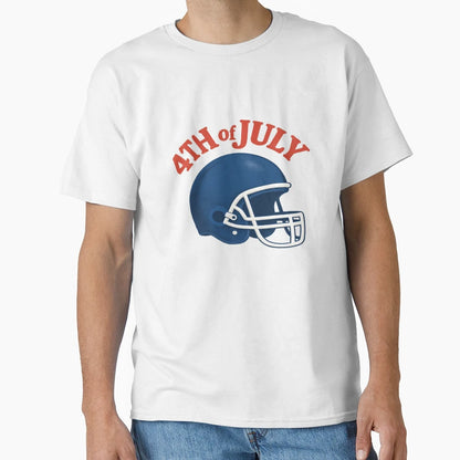 4Th July Football T-Shirt - Graphic Print for Adults - T-Shirt, Sweatshirt, Hoodie