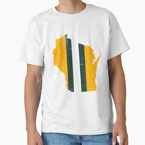 Wisconsin Helmet T-Shirt - Graphic Print for Adults - T-Shirt, Sweatshirt, Hoodie