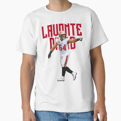Lavonte David Gestures 54 Bold T-Shirt - Custom Art Print for Adults - T-Shirt, Sweatshirt, Hoodie