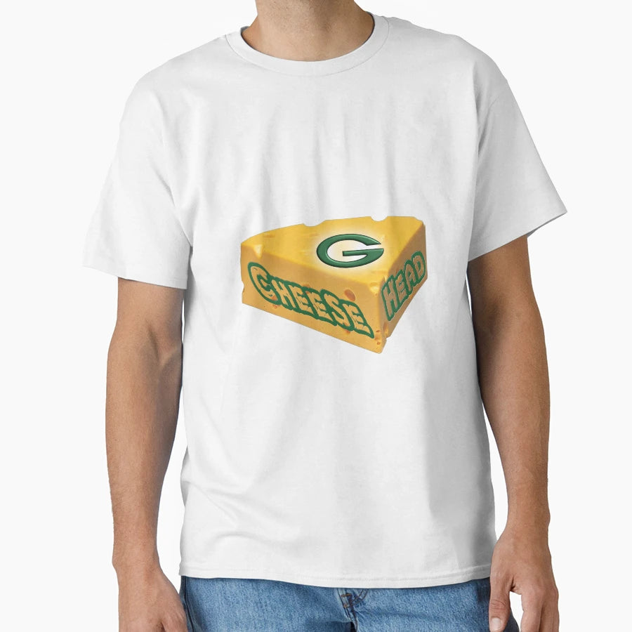 Green Bay Cheese Head T-Shirt - Trendy Graphic Men Women - T-Shirt, Sweatshirt, Hoodie