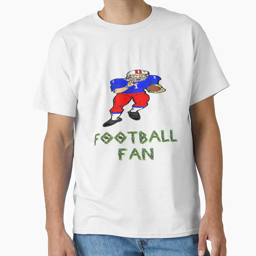 Football Fan T-Shirt - Minimalist Print Unisex - T-Shirt, Sweatshirt, Hoodie