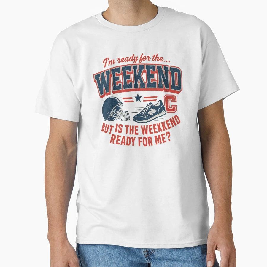 Weekend Champion Varsity Bold Sports Jersey T-Shirt - Unique Graphic Unisex - T-Shirt, Sweatshirt, Hoodie