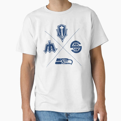 My Sea Team Fab 4 Blue T-Shirt - Graphic Print for Adults - T-Shirt, Sweatshirt, Hoodie