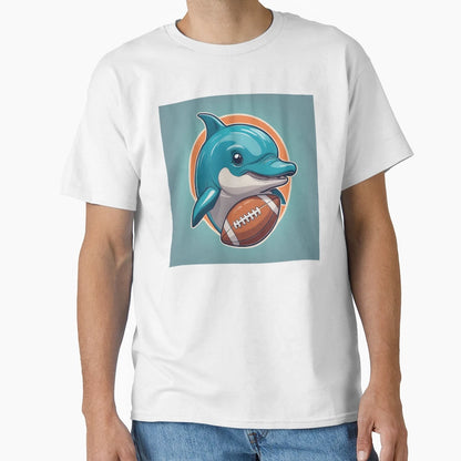 Dolphin T-Shirt - Custom Art Print for Adults - T-Shirt, Sweatshirt, Hoodie