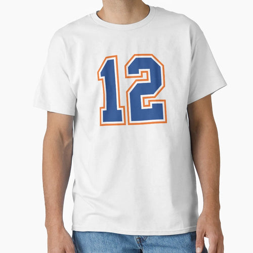 Twelve Jersey Number Sports 12 T-Shirt - Minimalist Print Men Women - T-Shirt, Sweatshirt, Hoodie