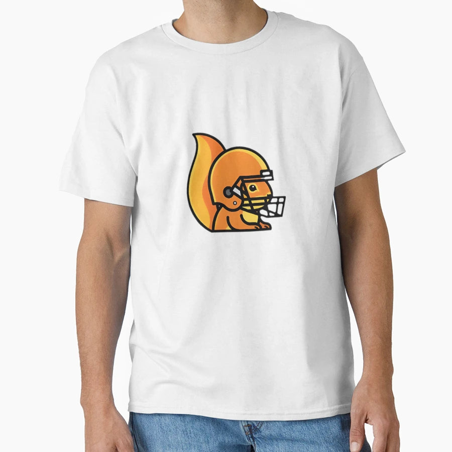 Squirrel Football Star T-Shirt - Aesthetic Graphic Men Women - T-Shirt, Sweatshirt, Hoodie