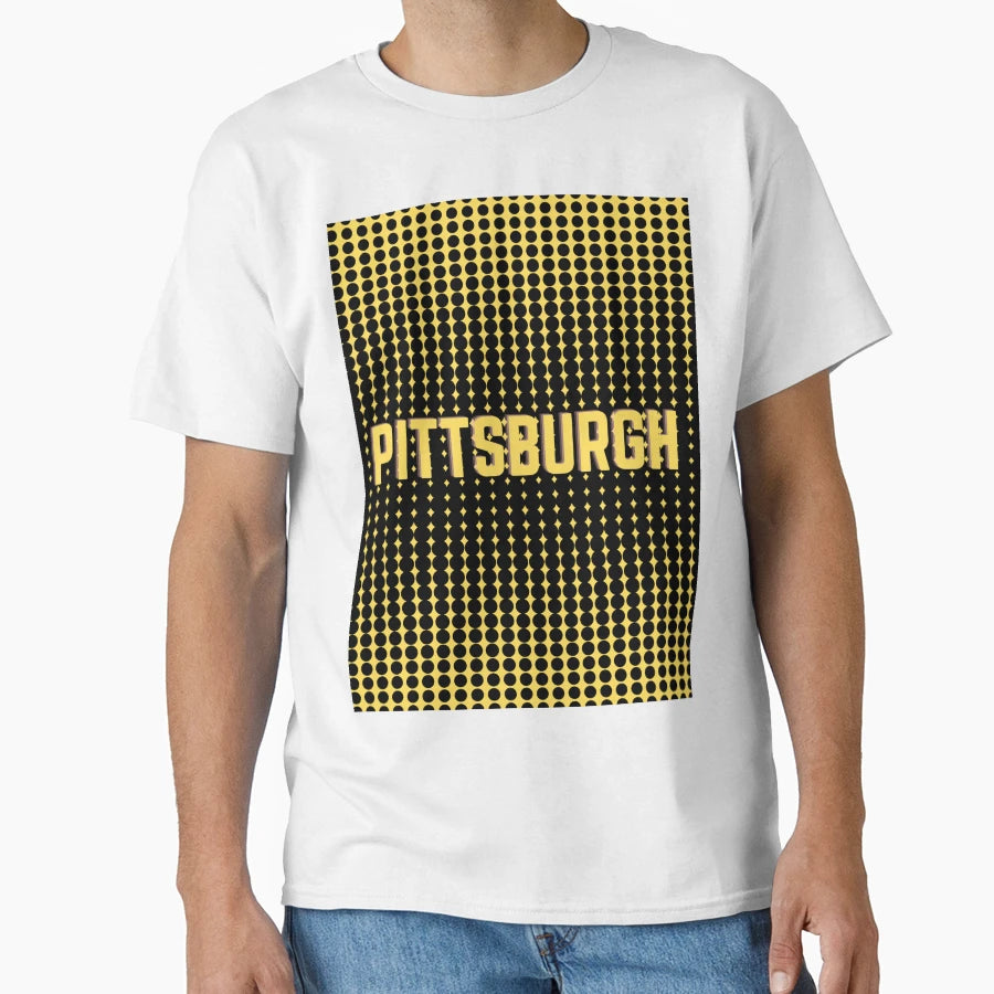Pittsburgh Black And Yellow 1 T-Shirt - Casual Everyday Wear for Adults - T-Shirt, Sweatshirt, Hoodie