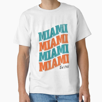 Miami Dolphins T-Shirt - Fun Novelty Design Unisex - T-Shirt, Sweatshirt, Hoodie