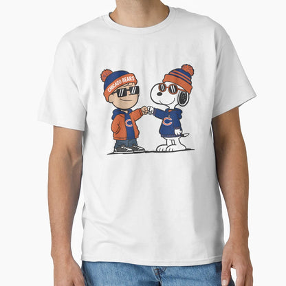 Snoopy Chicago Bears T-Shirt - Fun Novelty Design Unisex - T-Shirt, Sweatshirt, Hoodie