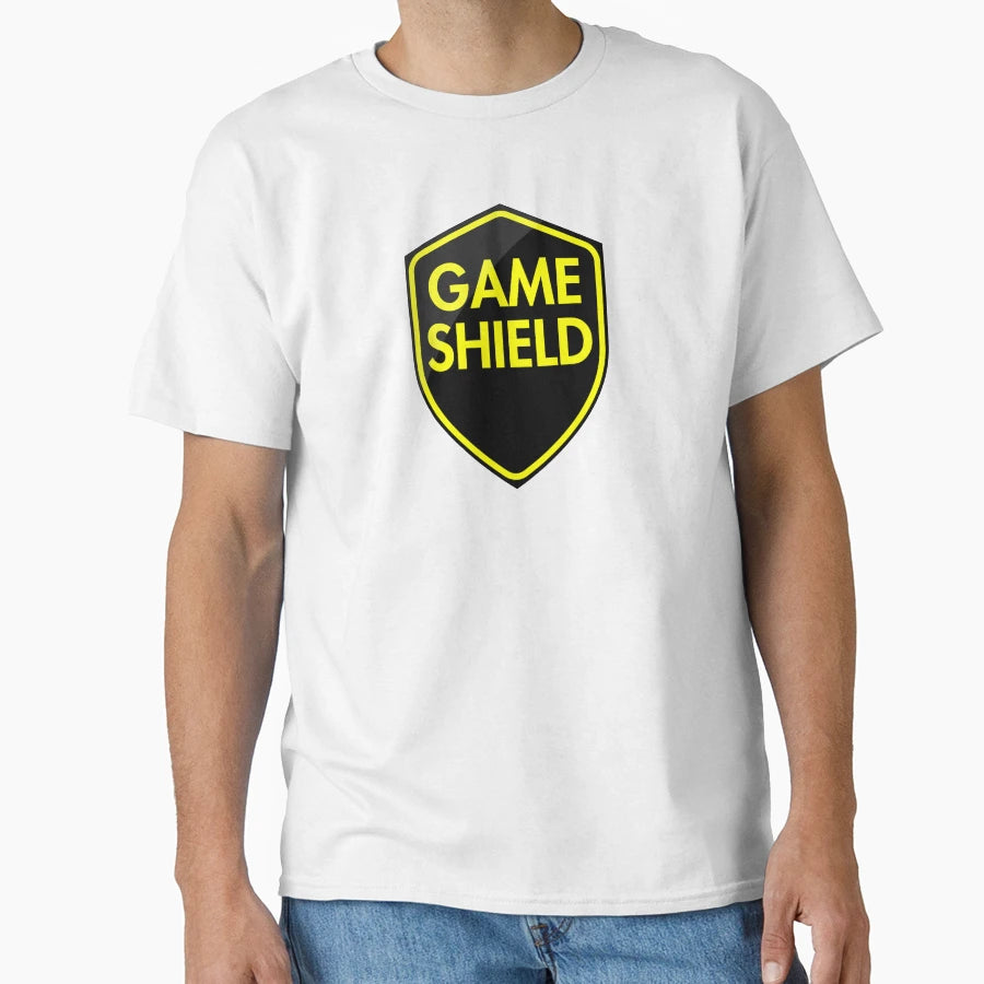 Game Shield Yellow T-Shirt - Trendy Graphic Men Women - T-Shirt, Sweatshirt, Hoodie