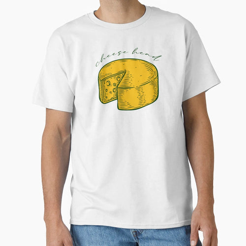 Green Bay Packers Cheese Head T-Shirt - Graphic Print Unisex - T-Shirt, Sweatshirt, Hoodie