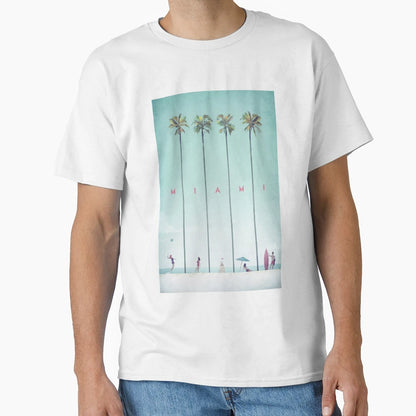 Miami Florida T-Shirt - Custom Art Print for Adults - T-Shirt, Sweatshirt, Hoodie