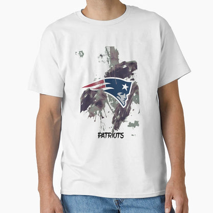 Grunge Patriotss Football Team T-Shirt - Graphic Print Men Women - T-Shirt, Sweatshirt, Hoodie
