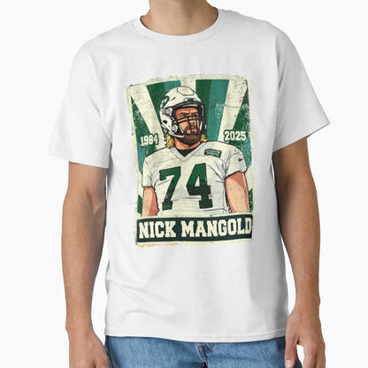 Nick Mangold T-Shirt - Custom Art Print Unisex - T-Shirt, Sweatshirt, Hoodie