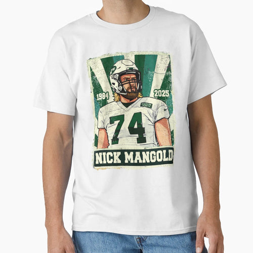 Nick Mangold T-Shirt - Custom Art Print Unisex - T-Shirt, Sweatshirt, Hoodie