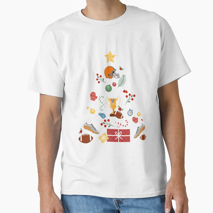 Football Tree T-Shirt - Trendy Graphic Men Women - T-Shirt, Sweatshirt, Hoodie