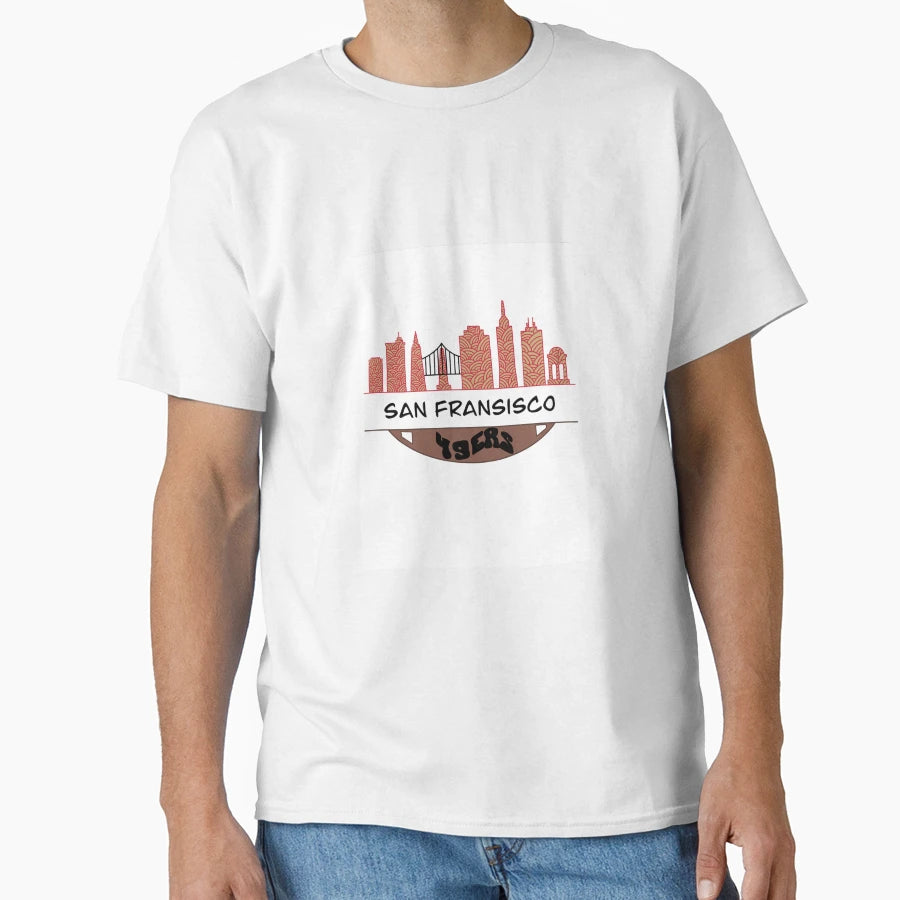 San Fransisco 49Ers Cityscape T-Shirt - Custom Art Print for Adults - T-Shirt, Sweatshirt, Hoodie