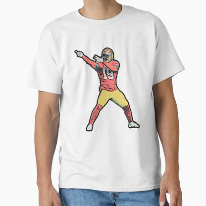 DS 49Ers Wide Receiver Bold Cartoon T-Shirt - Custom Art Print Unisex - T-Shirt, Sweatshirt, Hoodie