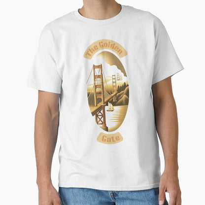 Golden Gate T-Shirt - Casual Everyday Wear for Adults - T-Shirt, Sweatshirt, Hoodie