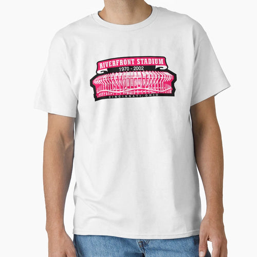 Riverfront Stadium T-Shirt - Streetwear Style for Adults - T-Shirt, Sweatshirt, Hoodie