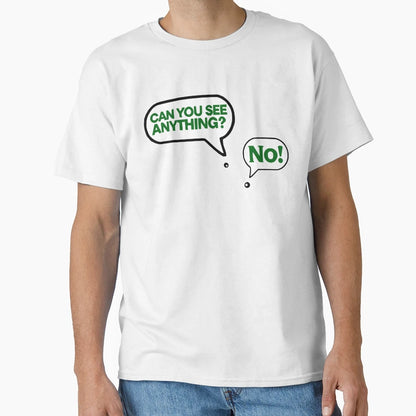 Minimalistic Speech Bubble Can You See T-Shirt - Graphic Print Unisex - T-Shirt, Sweatshirt, Hoodie