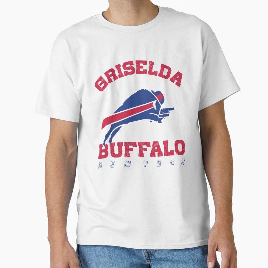 Gris Buffalo T-Shirt - Fun Novelty Design Men Women - T-Shirt, Sweatshirt, Hoodie